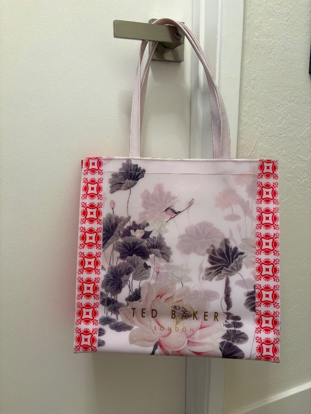 Ted Baker heavy vinyl shopping bag - “Lake of Dreams”